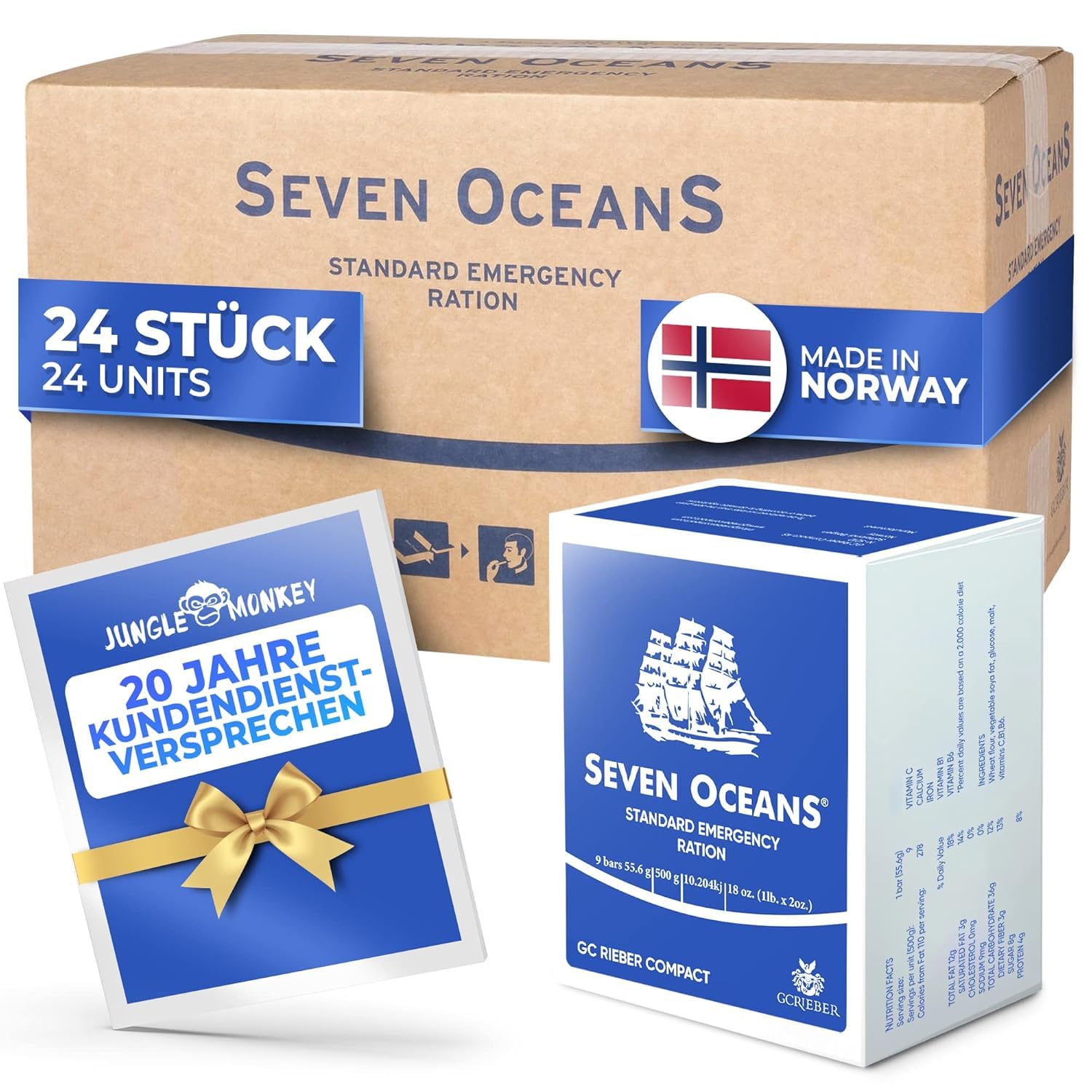 Seven Oceans XXL-Notration – 24× 500 g